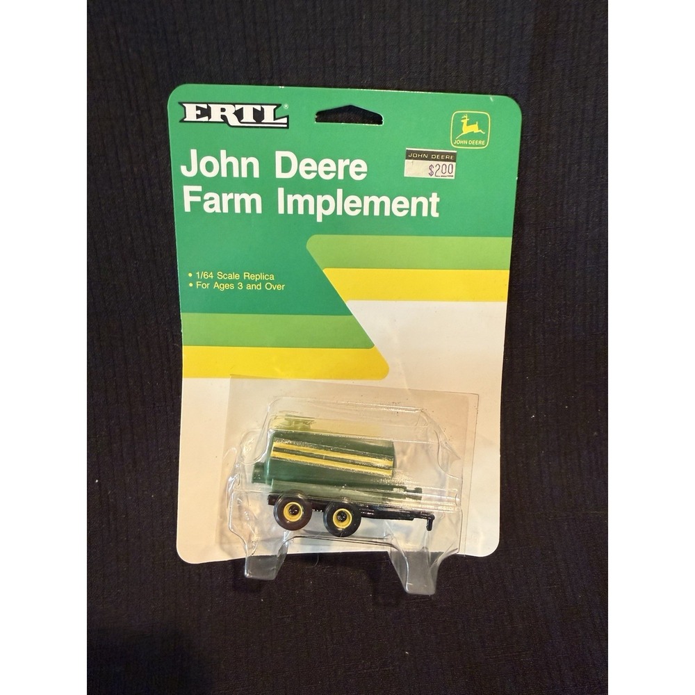 1986 ERTL, John Deere Farm Implement, Liquid Slurry Spreader, 1:64 Diecast, NIP